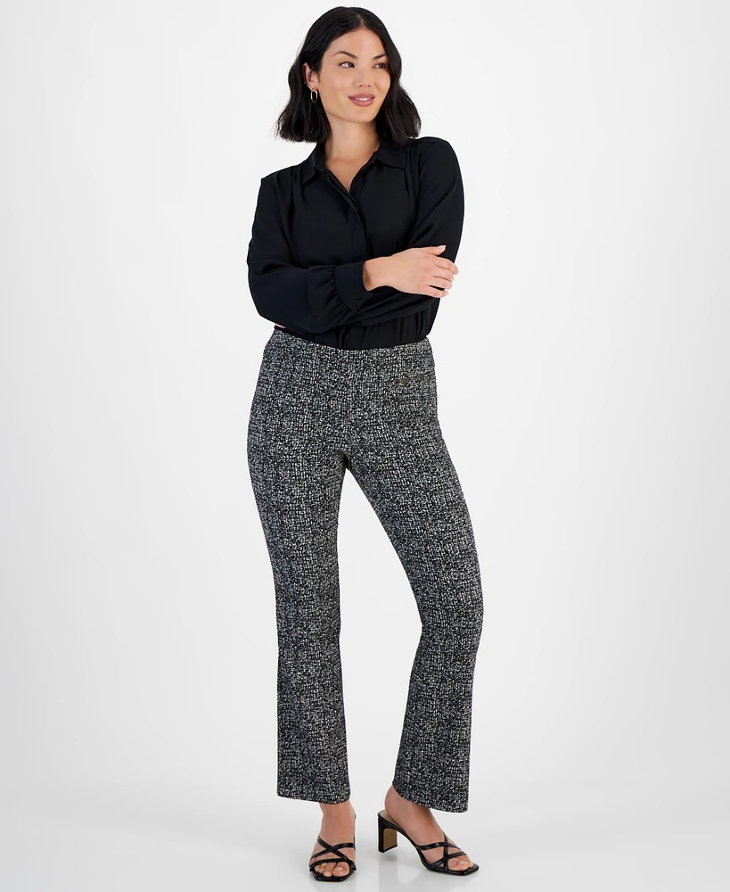 I.n.c. International Concepts Petite Mini Bootcut Tummy-Control Pants, Created for Macy's