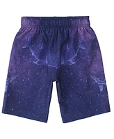 Rokka&Rolla Boys 4-Way Stretch Quick Dry Board Shorts Swim Trunks with Mesh Lining UPF50