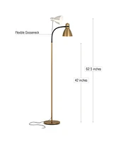 Brightech Avery 63" Adjustable Gooseneck Led Reading Floor Lamp