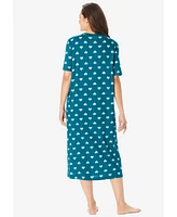 Dreams & Co. Plus Long Print Sleepshirt