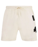 Pro Standard Men's Cream San Antonio Spurs Triple Tonal Woven Shorts