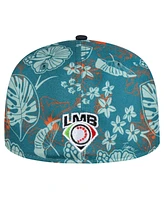 New Era Men's Teal/Navy Tigres de Quintana Roo Mexico League On Field 59FIFTY Fitted Hat