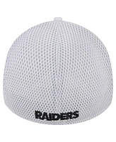 New Era Men's White Las Vegas Raiders Breakers 39THIRTY Flex Hat