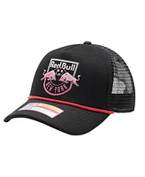 Fan Ink Men's Black New York Red Bulls Atmosphere Trucker Adjustable Hat