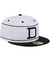 New Era Men's White Durham Bulls Theme Nights 1913 59FIFTY Fitted Hat