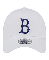 New Era Men's White Brooklyn Dodgers Tc A-Frame 9FORTY Adjustable Hat