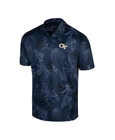 Colosseum Men's Navy Georgia Tech Yellow Jackets Palms Polo Shirt