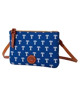 Dooney & Bourke Texas Rangers Top Zip Crossbody Purse