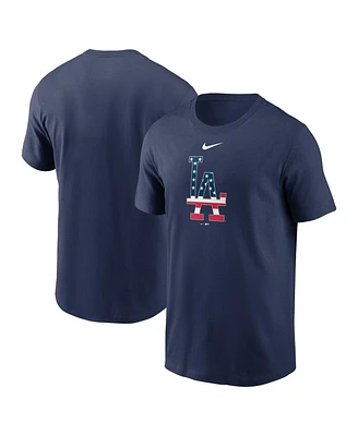 Nike Men's Navy Los Angeles Dodgers Americana T-Shirt
