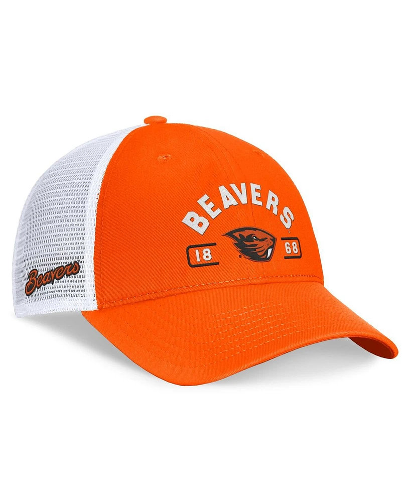 Top of the World Men's Orange/White Oregon State Beavers Free Kick Trucker Adjustable Hat