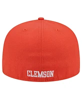 New Era Men's Orange Clemson Tigers Throwback 59FIFTY Fitted Hat