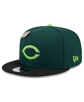 New Era Men's Green/Black Cincinnati Reds Sour Apple Big League Chew Flavor Pack 9FIFTY Snapback Hat