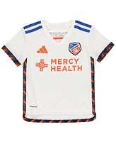 Adidas Toddler White Fc Cincinnati 2024 Aeroready Team Jersey