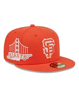 New Era Men's Orange San Francisco Giants City Connect Icon 59FIFTY Fitted Hat