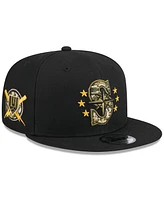 New Era Men's Black Seattle Mariners 2024 Armed Forces Day 9FIFTY Snapback Hat