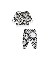 Mixed Up Clothing Infant Crewneck Sweatshirt and Jogger Pant Set