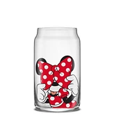 JoyJolt Disney Mickey Mouse and Friends Peek-a-Boo Tumbler Glasses, Set of 4