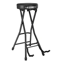 5 Core Guitar Stool Seat and Durable Guitar Stand Chair with Padded Guitar Holder for Guitar Players