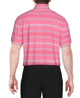 Pga Tour Men's Stretch-Performance Stripe Polo Shirt