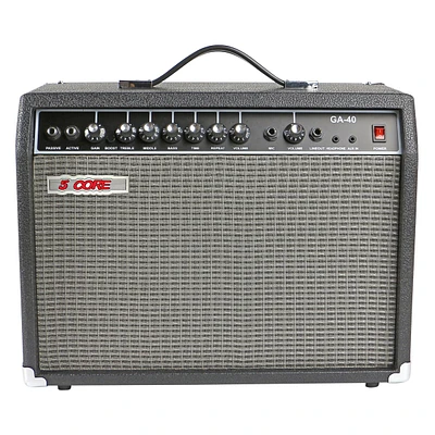 5 Core Guitar Amp 40W Amplifier For Electric Bass Acoustic Practice Amp Small Portable Mini Amplificador Para Bajo with Built in Effects