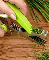 Rsvp International Stainless Steel Plastic 8x3" Kitchen Helpers Herb Scissors