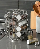 Rsvp International 101 Piece 5.75" x 10.5" Revolving Spice Rack Jar Set