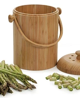 Rsvp International Endurance Wood 3.25 Quart Compost Pail Set