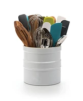Rsvp International Stoneware 7.5" D x 7" H White Oversized Tool Crock