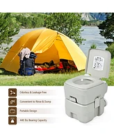 5.3 Gallon 20 L Portable Travel Toilet for Camping Rv Indoor Outdoor