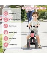 Costway Baby Balance Bike Toddler Riding Toys 4 Wheels