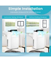 Costway 13,000 Btu Portable Air Conditioner with Cool, Fan, Heat & Dehumidifier