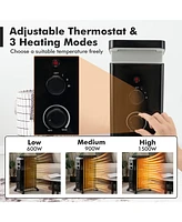 Costway 1500W Oil Filled Radiator Heater Electric Space