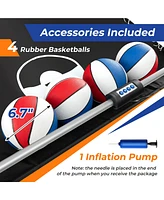 Costway Dual Shot Basketball Arcade Game with 8 Modes Sound Electronic Scoring