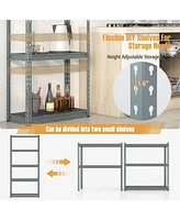 1 Pcs 5-Tier Heavy Duty Storage Shelf Utility Rack with Anti-tipping Device