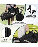 Costway Golf Stand Bag Portable Lightweight Golf Carry Club Bag