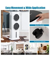 Costway 3-in-1 Evaporative Air Cooler w/ Fan &Humidifier Swamp Fan w/ 9H Timer Remote