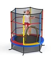 Costway 55'' Kids Trampoline Bouncing Jumping Mat Recreational Trampoline