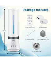 Costway Humidifier for Large Room 9L Warm & Cool Mist Top Fill Ultrasonic Air Vaporizer