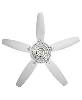 Costway 50'' Electric Crystal Ceiling Fan W/Light Adjustable Speed