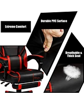 Costway Massage Gaming Chair Reclining Racing Computer Office