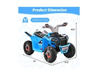 Slickblue Kids Ride on Atv 4 Wheeler Quad Toy Car with Direction Control