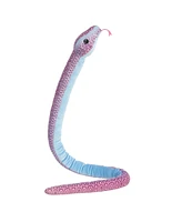 Aurora X-Large Kusheez Pastel Tie Dye Snake Playful Plush Toy Pink 51"