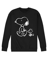 Hybrid Apparel Snoopy Woodstock Walk Men's Crew Fleece