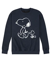 Hybrid Apparel Snoopy Woodstock Walk Men's Crew Fleece