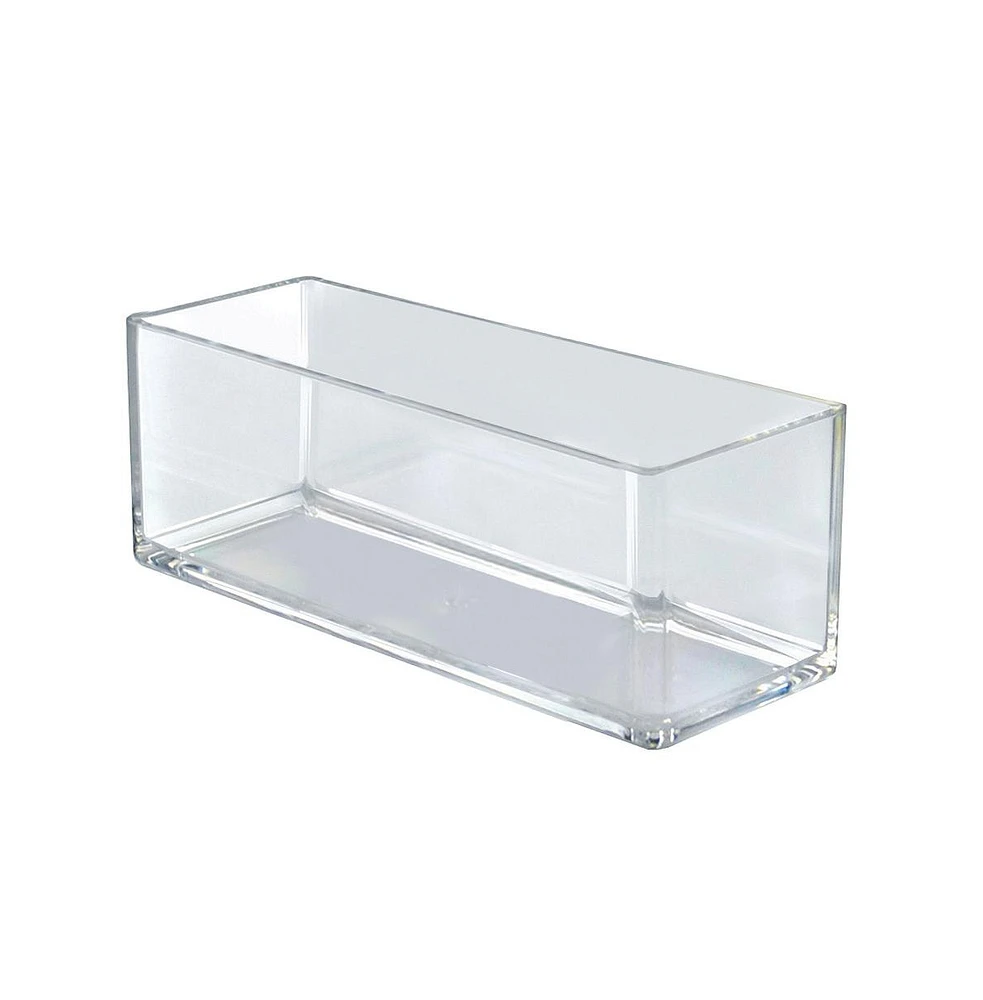 Azar Displays Deluxe Clear Acrylic Rectangle Bin for Counter, 2