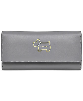 Radley London Heritage Dog Outline Large Flapover Wallet