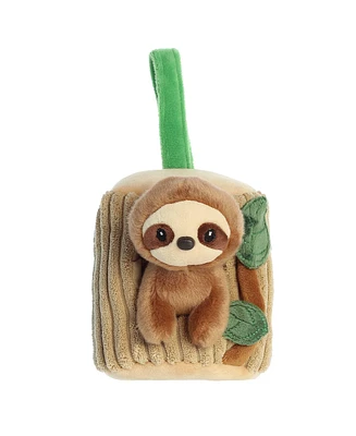 Aurora Small Sloth Hideouts Enchanting Plush Toy Brown 5.5"