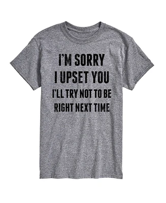 Hybrid Apparel Sorry I Upset You Men's Short Sleeve Tee