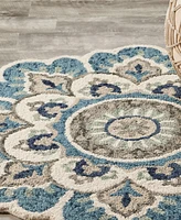 Lr Home Radiance RDC54094 5'x5' Round Area Rug