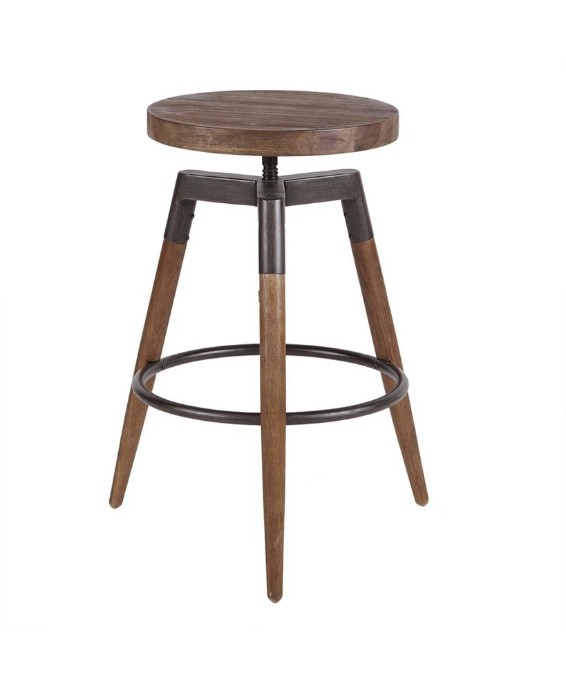 Simplie Fun Frazier Counter Stool Barstool (Adjustable Height)